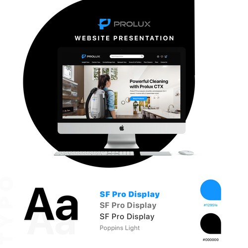 Redesign the new Prolux site! Design by OMGuys™