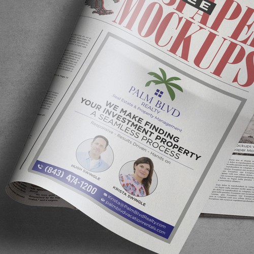 Newspaper Ad Design by Sketch Media™