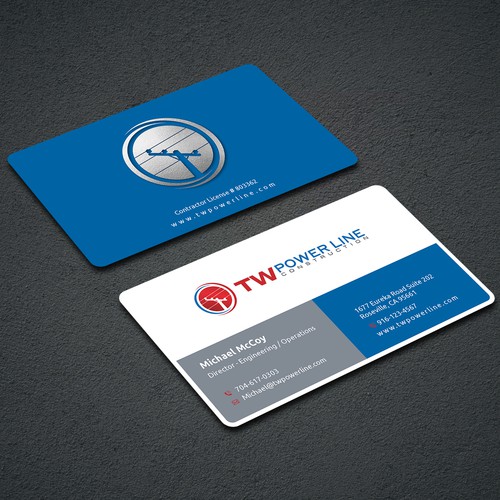 Business Card for a high voltage company Design by dkuadrat™