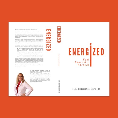Design a New York Times Bestseller E-book and book cover for my book: Energized Design by Retina99