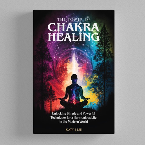 🔥🔥-=  UNIQUE CHAKRA HEALING KDP Ebook Cover =- 🔥🔥 Design by CUPEDIUM