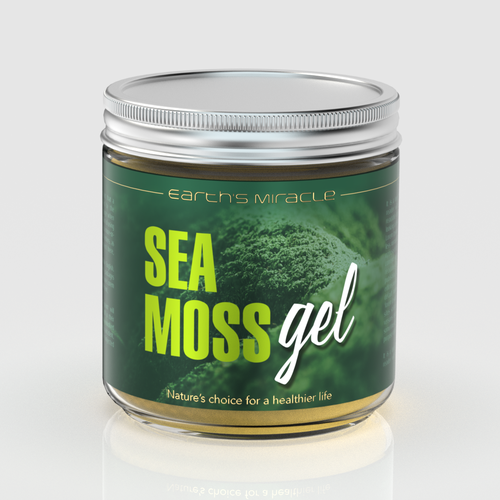 Design a Label for our Sea Moss Gel Product Design réalisé par White Dot