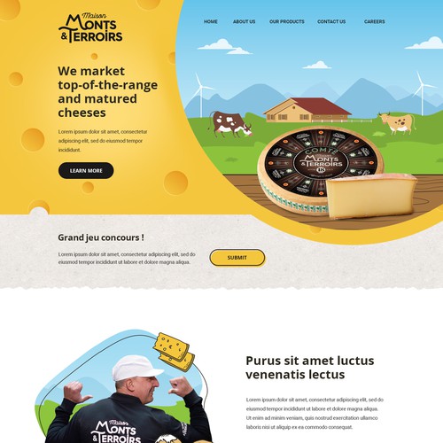 Cheese company Design by Anutik