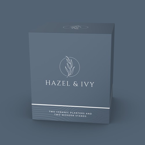 High end mid century modern planter and stand elegant box design Design by Wahdin