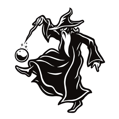 Soccer Wizard Cartoon Diseño de mbutzgambutz