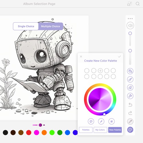 Coloring App design For Windows Design réalisé par ⭐Riana⚡⚡