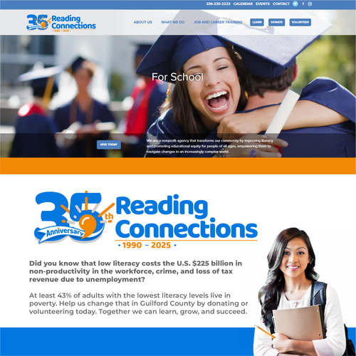 99NONPROFITS WINNER: 35th Year Anniversary Upgraded Logo Design by ignis.designs™