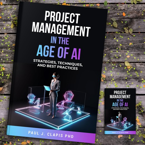 Simple, professional cover for a business book about Artificial Intelligence Design von ~99~
