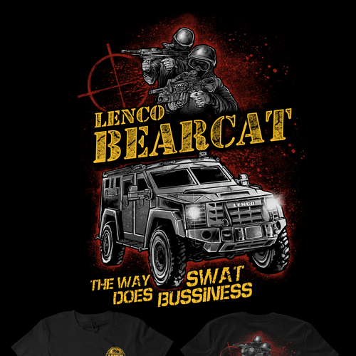 Lenco BearCat Ontwerp door Black Arts 888