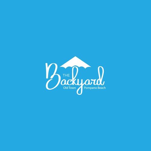 Pompano Beach CRA - The Backyard Old Town Pompano Logo Diseño de Hony