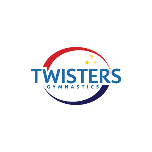 Twister Gymnastics Logo Rebrand - Modern, Exciting, Clean Logo Update for Kids Gymnastics Facility Design by Vinzsign™