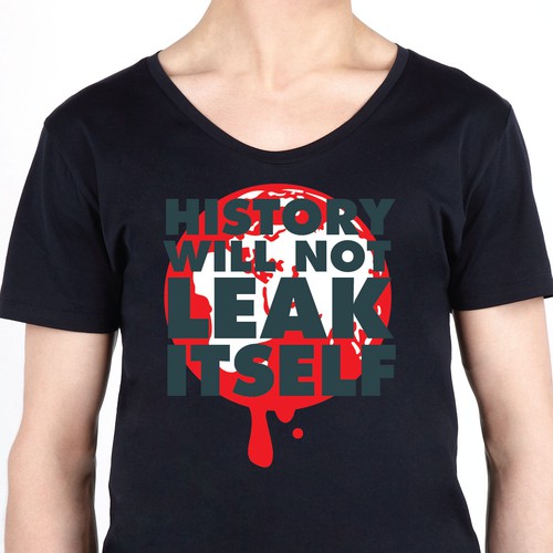 New t-shirt design(s) wanted for WikiLeaks Diseño de Mandelum