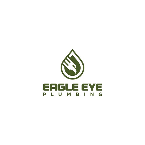 Eye catching and very marketable logo for plumbing company. The company name is Eagle Eye Plumbing Design by -DRIXX-