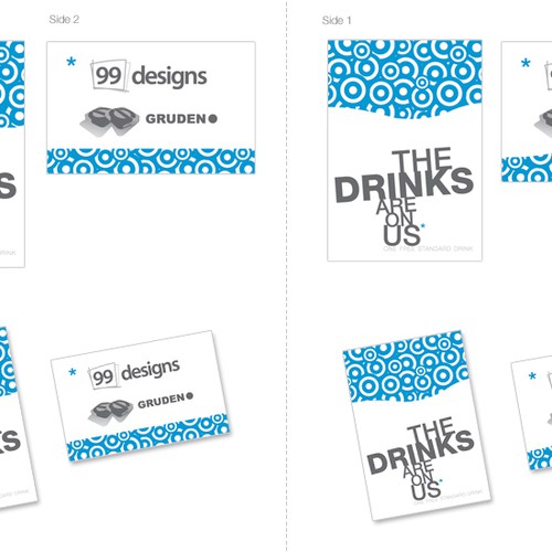 Design the Drink Cards for leading Web Conference! Design por pedrodonkey