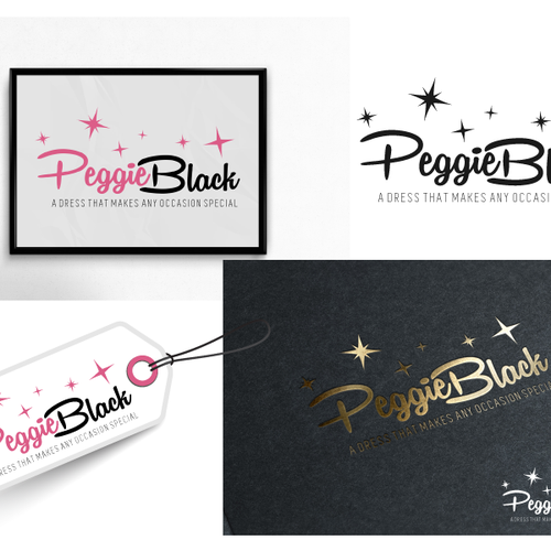 Create a captivating pinup logo design with a twist for Peggie Black Design by Maya984