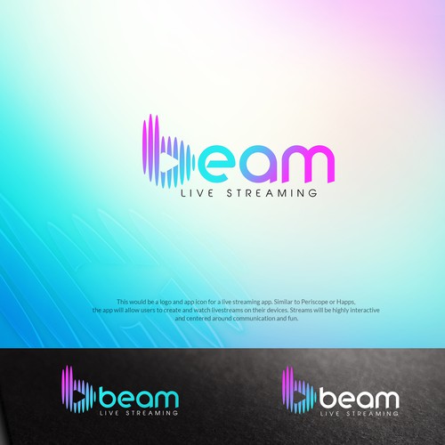 Create a logo and icon for a live streaming app. Design by büddy79™ ✅