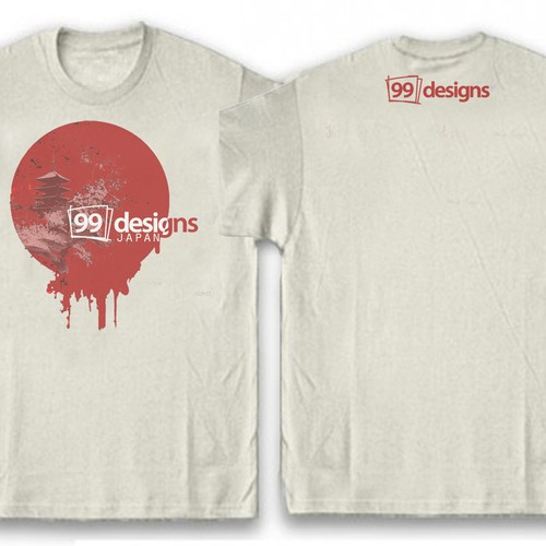 WANTED T-shirt design for 99designs JAPAN-ontwerp door semilano