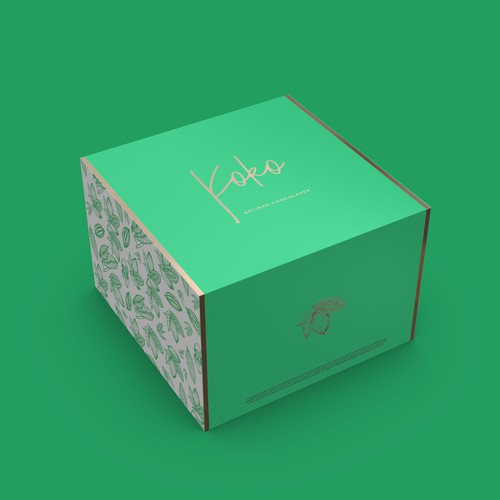 Design a folding chocolate box Design by — P R E M I U M —