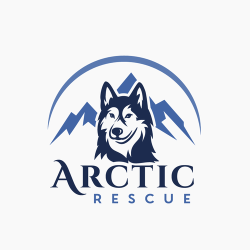 Arctic Rescue Logo Design by LarkFlow Digital