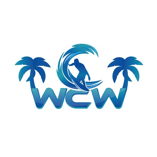 Create a capturing wave logo for we chase waves active travel company Design by Bella_