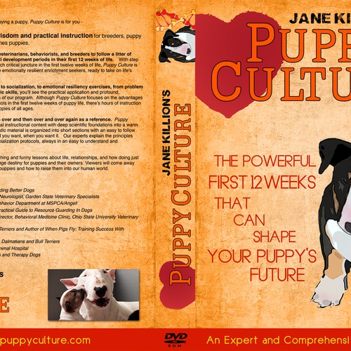 Create A Dvd Cover And Label For Our Creative Puppy Rearing And