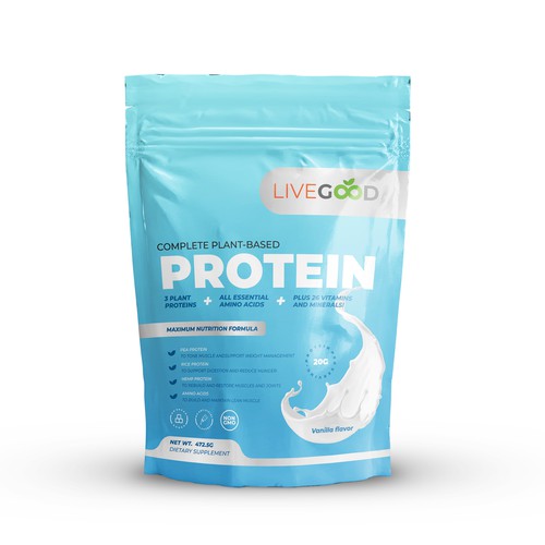 ***GUARANTEED PRIZE*** - LABEL DESIGN for Protein Powder -*****NEW***** Design by Paresh Jadhav