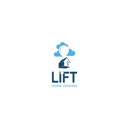 Lift Home Lending Logo Design by ArtByShahnaz™