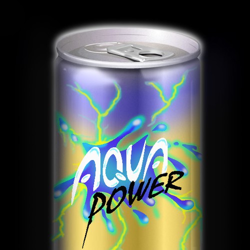 AQUAPOWER ENERGY DRINKS Design by RockRash