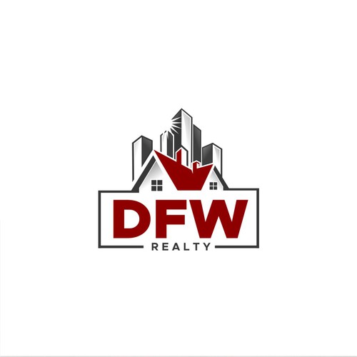 Real Estate Brokerage Logo for DFW Realty (DFW - Dallas-Fort Worth, TX) Design by wali99