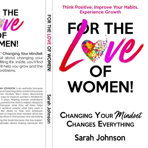 Creative book cover for the ultimate self help guide for women! Design by LSDdesign