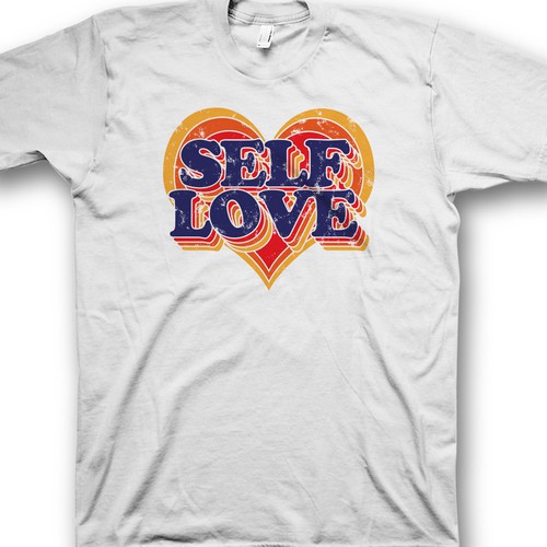 SELF LOVE MERCH T-SHIRT Design by saka.aleksandar