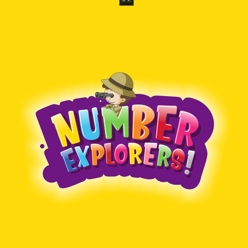 Number Explorers! Logo - Kids Educational Math Show Design by Oma Creative Studio