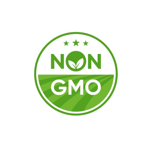 Food Packaging NON-GMO Logo Design by Midas™ Studio`s