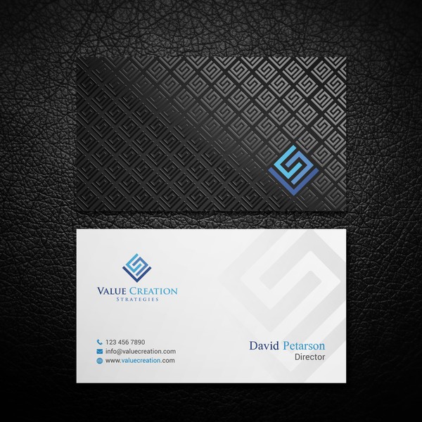Design by GrapLink titled "Business card contest winner"