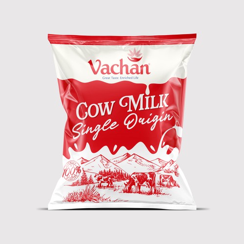 Vachan Cow Milk Design by Gustavo RV