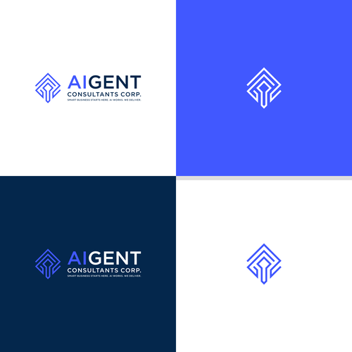 AI Agent Company: Appealing to small to medium sized businesses. Design by AMERA™