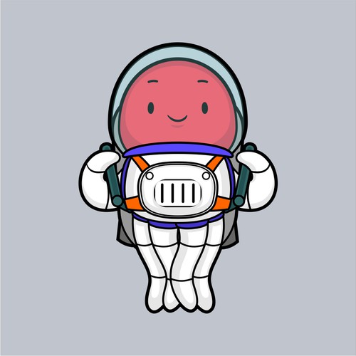 A Team Mascot That's Going To The Moon! Design by jasterxinan