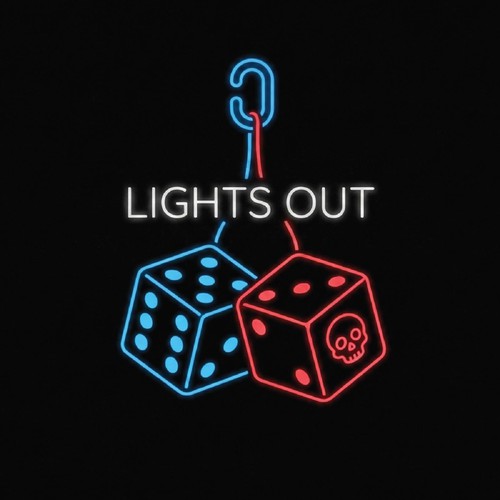 Gothic, Neon sign inspired merch design