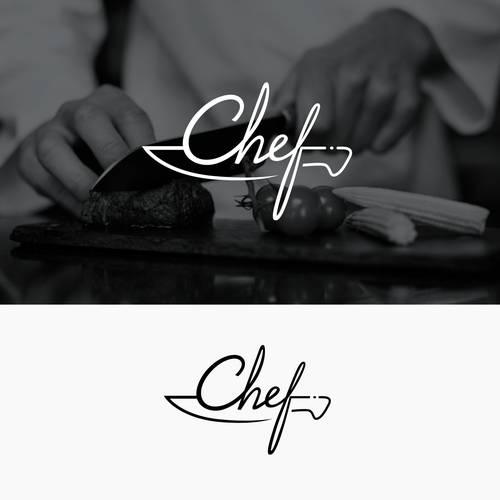 "CHEF": Food & Cooking Social Media Logo Design by Blinca