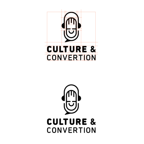 Podcast Logo for a Fun Business Podcast Intersecting Company Culture & Marketing Design by Nicusor Duman