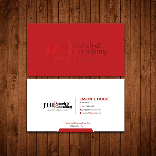 Business Card Design for Executive Search Firm Design by ™SF_Design™