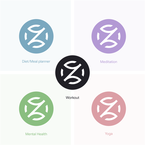 Zenova Logo: Revolutionary suite of health and wellness mobile apps Design by MARSa ❤