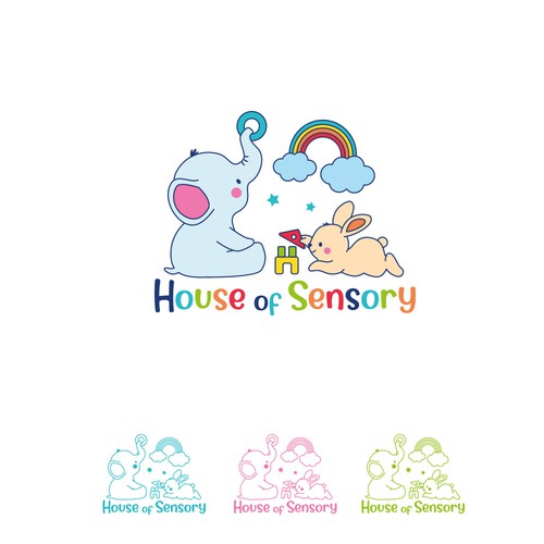 Design a feminine sensory toy store logo for an online retailer selling sensory toys for kids Design by AdryQ