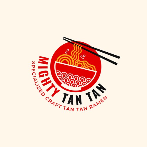 Japanese Tan Tan Ramen Shop Logo Design by Srdjan Savić