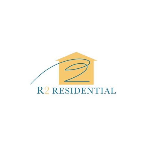 New Logo for R2 Residential Design by UebenDesign