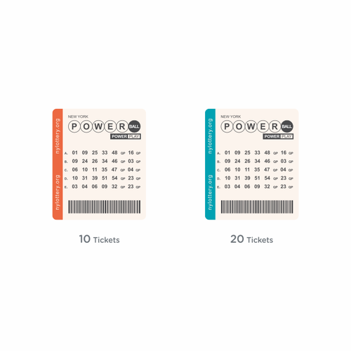 Create a cool Powerball ticket icon ASAP! Design by Fantase