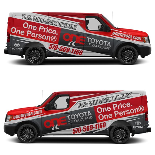 One Toyota Nissan Full wrap Design by aricaturrash