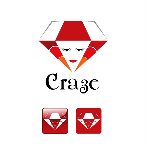 Sophisticated, luxury, edgy social shopping app icon/logo Design by D'evan