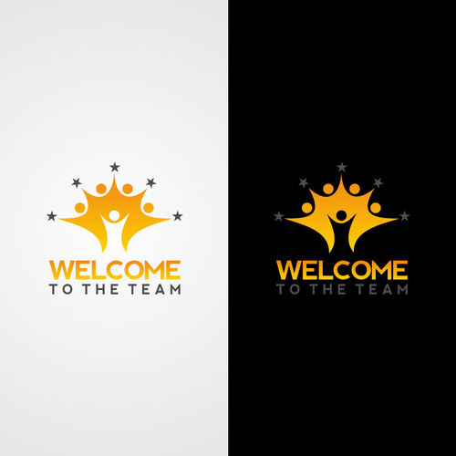 welcome logo design