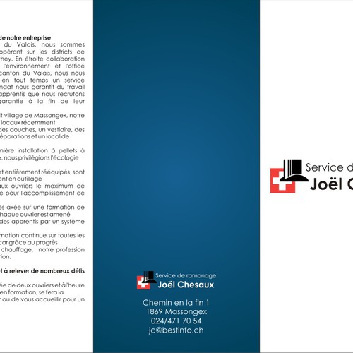 Brochure contest entry by A. Bedzeti